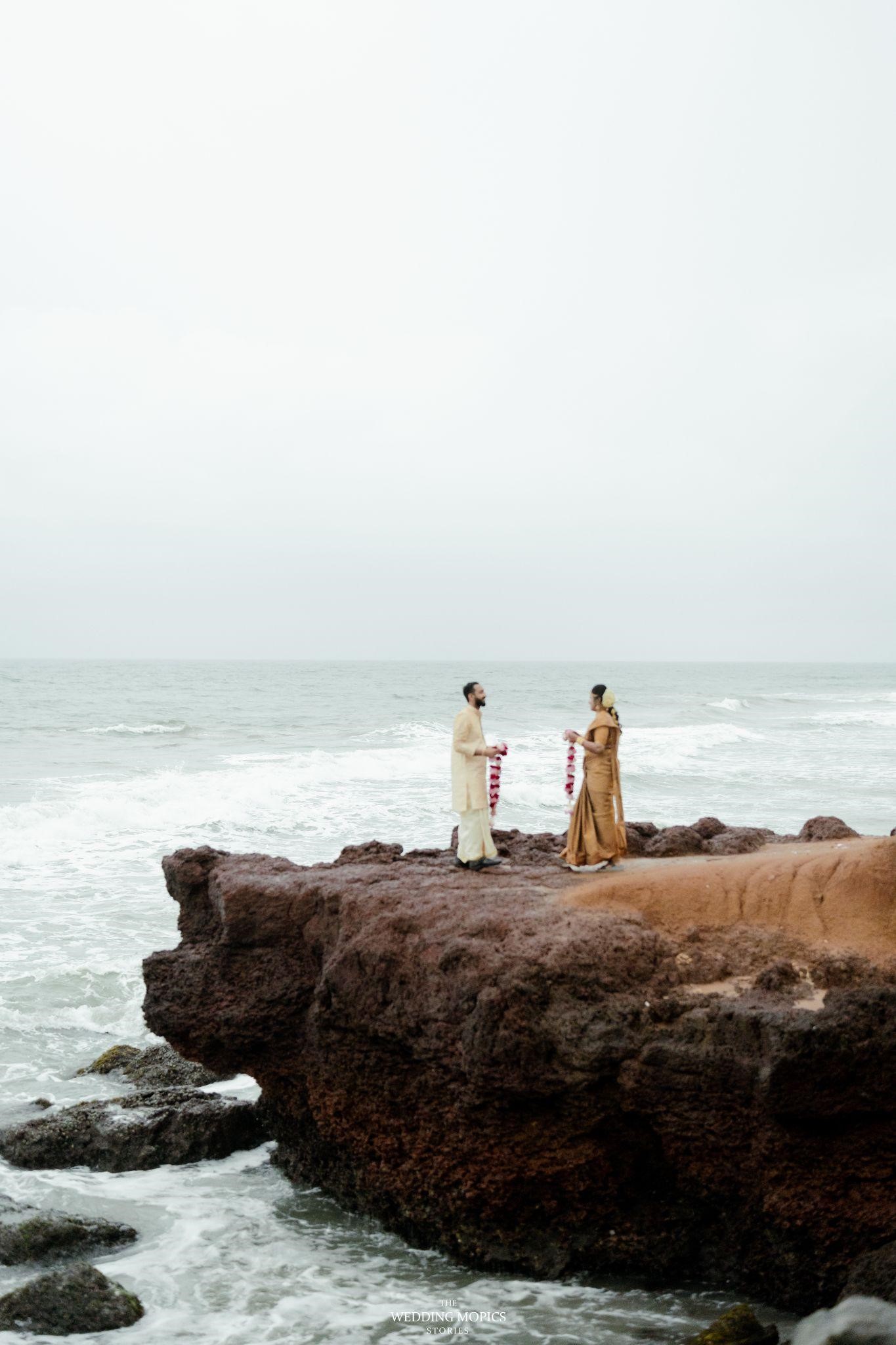 Destination wedding portrait in Thrissur
