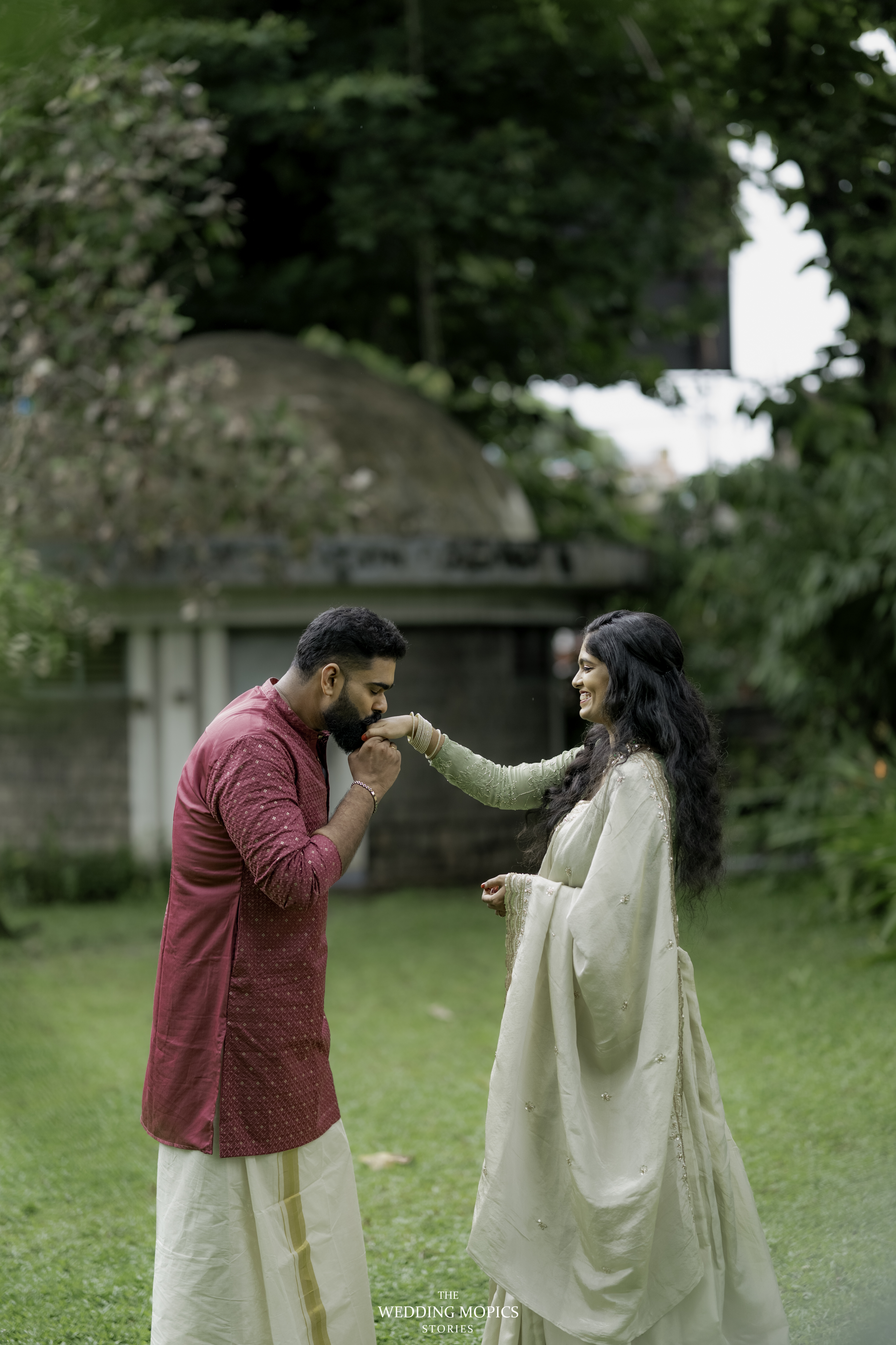 Bride and groom in Palakkad